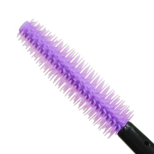 Spazzola mascara Per ciglia di silicone viola