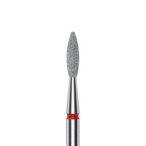 Punta Staleks diamantata Fiamma, rosso, Ø 2.1mm, abrasivo morbido