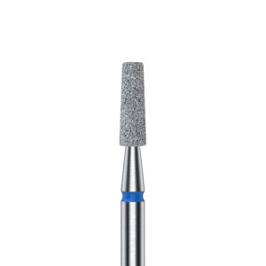 Punta Staleks diamantata Tronco, blu, Ø 2,5mm, abrasivo medio