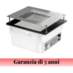 TERI TURBO Aspiratore Unghie ad Incasso - bianco/silver