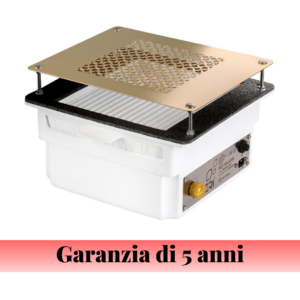 TERI TURBO Aspiratore Unghie ad Incasso - bianco/oro