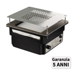 TERI TURBO Aspiratore Unghie ad Incasso - nero/silver